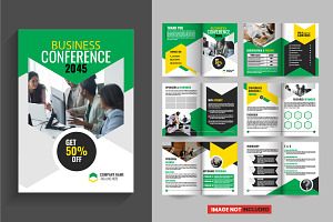 Conference Bifold Brochure Template, a Brochure Template by Tanuart