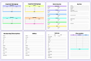 Rainbow 2025 End of Life Planner Kdp, a Stationery Template by Mustafiz (Thumbnail 6 of 8)