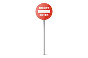 Vector Set of Road Prohibition Signs, an Object Graphic by Gomolach (Thumbnail 5 of 7)