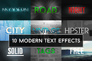 Modern Text Effects, a Brushes & More by Krukowski Graphics (Thumbnail 1 of 3)