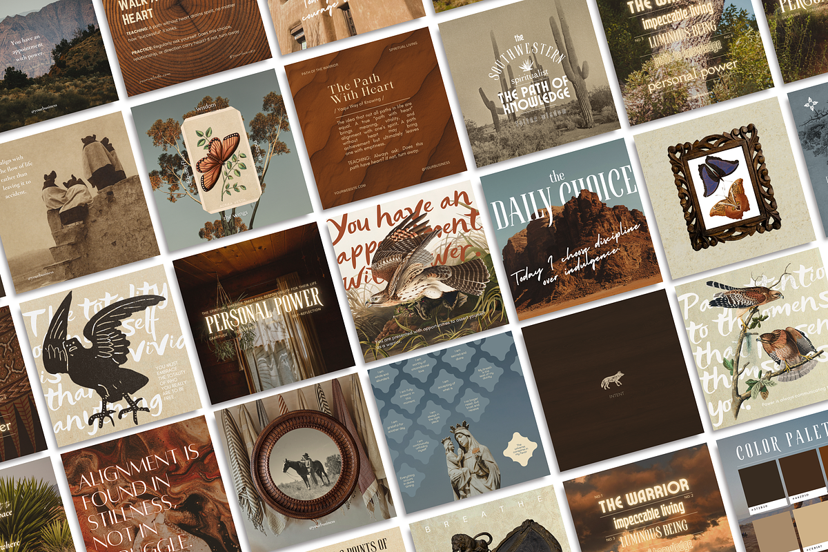The Warrior Template Bundle, a Social Media Template by The Flossy Finch (Photo 23 of 24)