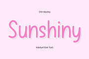 Sunshiny is a cute handwritten font, a Handwritten Font by Brown Cupple (Thumbnail 1 of 5)