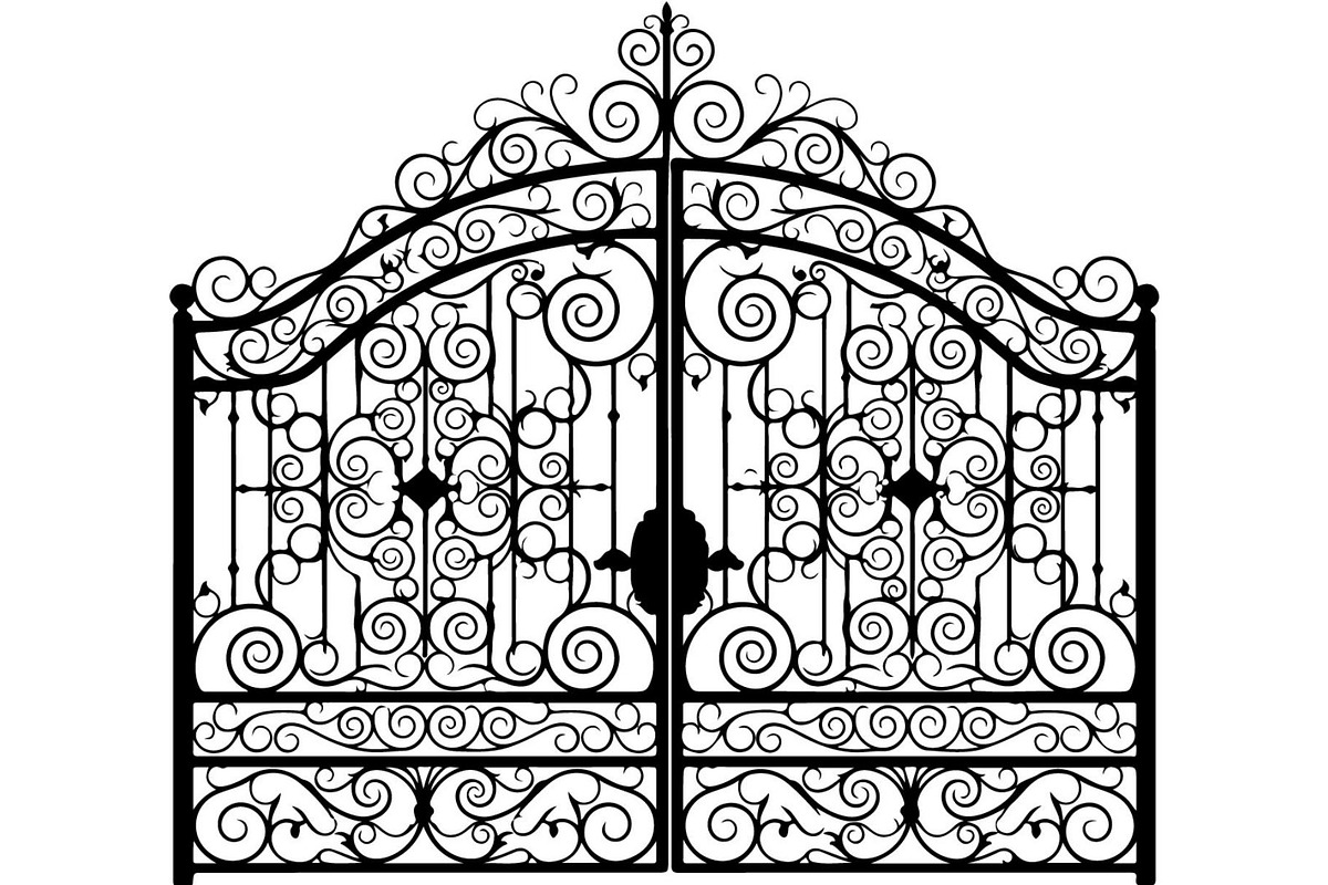 Decorative Iron Gate Bundle, a Decorative Illustration by Designer_Momina (Photo 25 of 26)