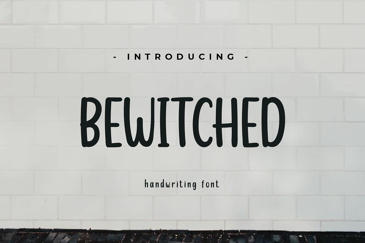 Bewitched, a Sans Serif Font by twinstd (Photo 1 of 10)