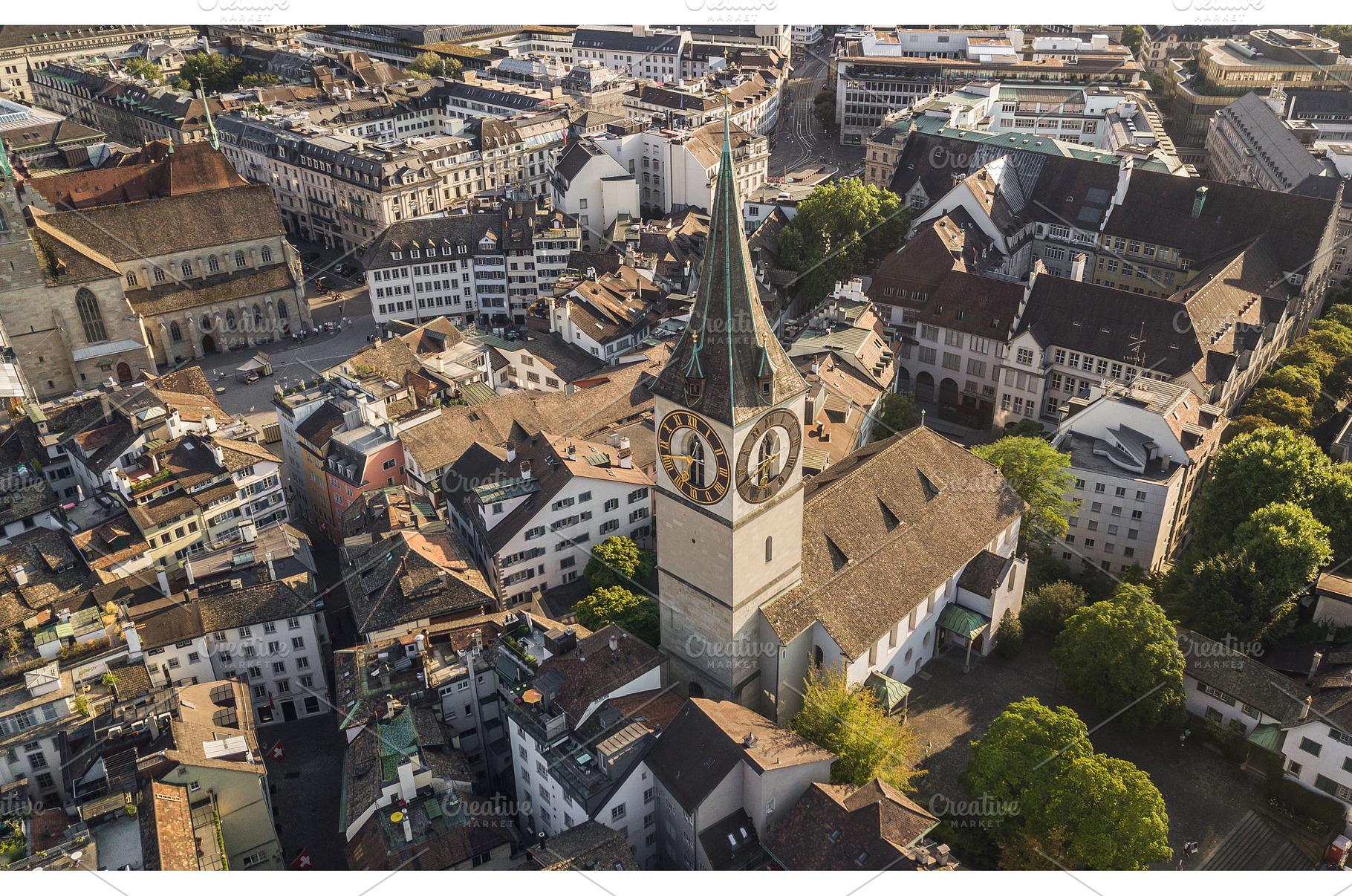 Church of St. Peter in Zurich, an Architecture Photo by a_medvedkov