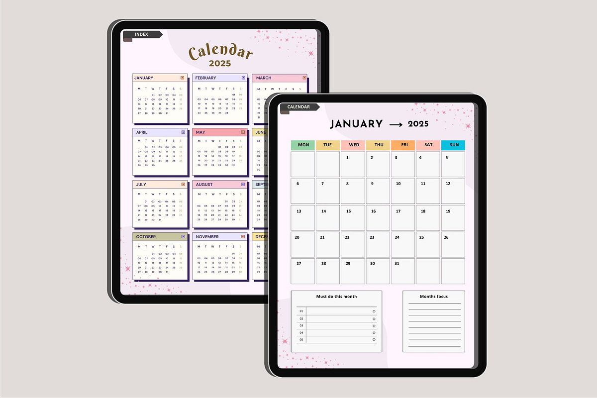 Digital 2025 Mom’s Planner Canva, a Stationery Template by Designmela01 (Photo 4 of 8)
