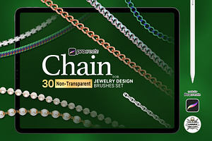 30 Procreate Chain brashes set