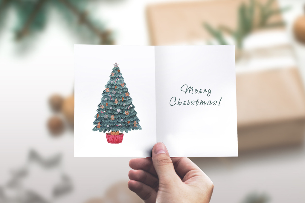 Watercolor clipart christmas trees, an Illustration by CreativeByLu (Photo 5 of 5)