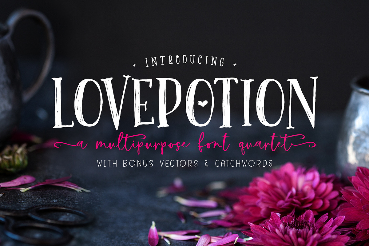 The Lovepotion Font Collection
