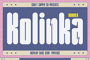 Kolinka Rounded, a Sans Serif Font by Craft Supply Co. (Thumbnail 1 of 8)
