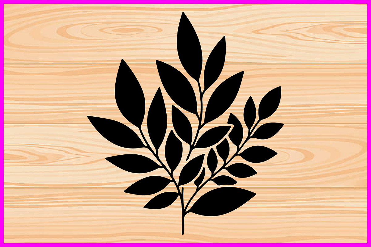 25 Botanical Leaf Silhouette Bundle, a Decorative Illustration by Artivon (Photo 2 of 4)
