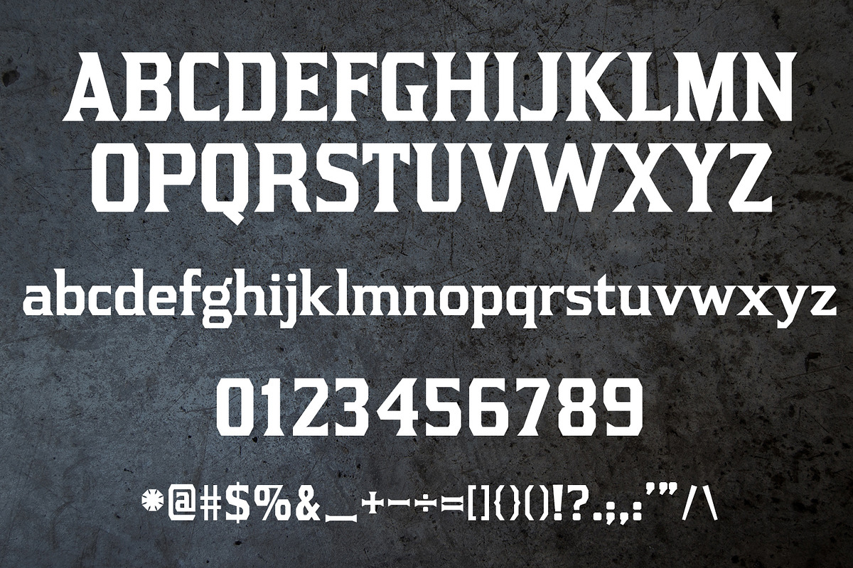Glaives - Blocky Display Font, a Serif Font by OWPictures (Photo 8 of 8)