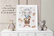 Safari Hot Air Balloon Clipart, an Illustration by Gau Silva Studio (Thumbnail 5 of 6)