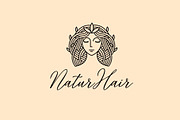 natur hair logo, a Branding & Logo Template by Mariyana (Thumbnail 4 of 4)
