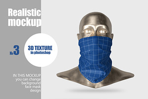Face mask mockup 3