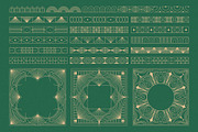 Gold foil, linear design elements, a Graphic by venimo (Thumbnail 7 of 9)