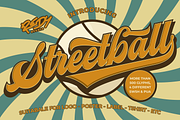 Streetball Vintage Font, a Script Font by RedyStudio (Thumbnail 1 of 12)