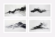 Kesi Co. B&W Ink Wash Art, a Texture Illustration by milatovar (Thumbnail 2 of 20)