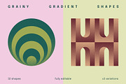 Grainy Gradient Shapes, an Object Graphic by Léo Alexandre (Thumbnail 1 of 12)