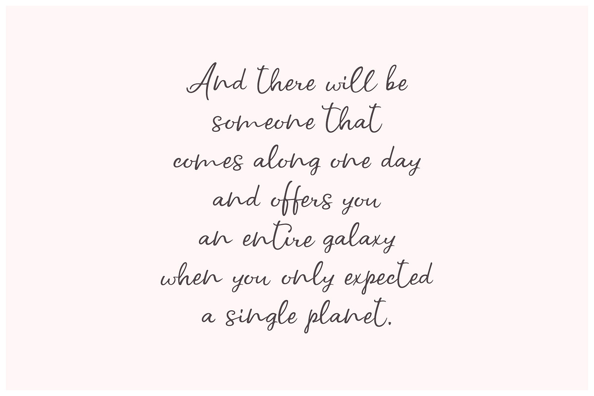 Ever After | Modern Calligraphy Font preview 2