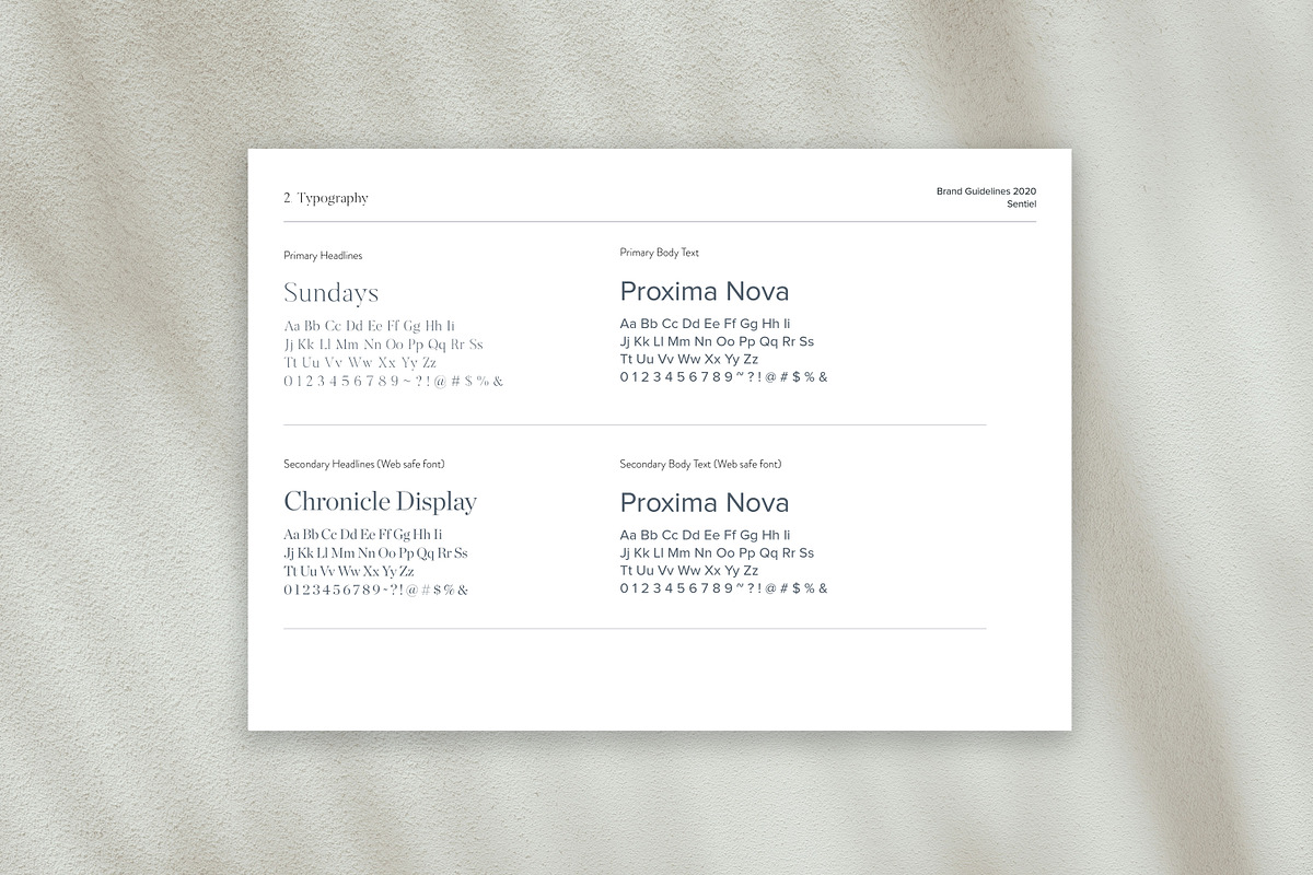 Sentiel Brand Proposal | Indesign CC, a Branding & Logo Template by Mindful Mapbooks Co. (Photo 11 of 11)