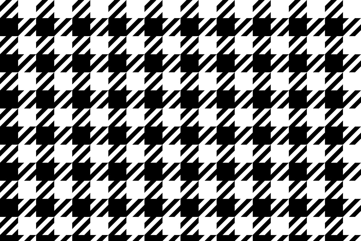 3 samples of Hounds-tooth pattern, a Pattern Graphic by tkdesign (Photo 4 of 4)
