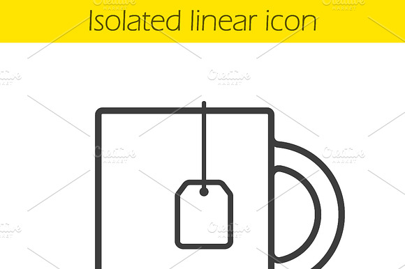 Teacup Icon. Vector