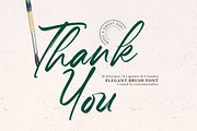 Hugetta Amphals Elegant Brush Font, a Script Font by Letterena Studios Script (Thumbnail 15 of 15)