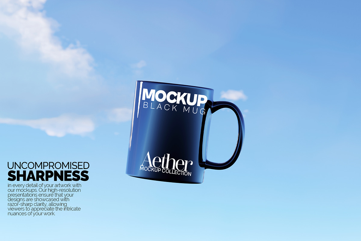 11oz Black Mug Mockup Bundle, a Cups & Container Mockup by Banana Mockups (Photo 2 of 6)
