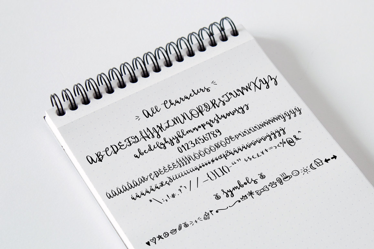 Ladybugs Script Font preview 6