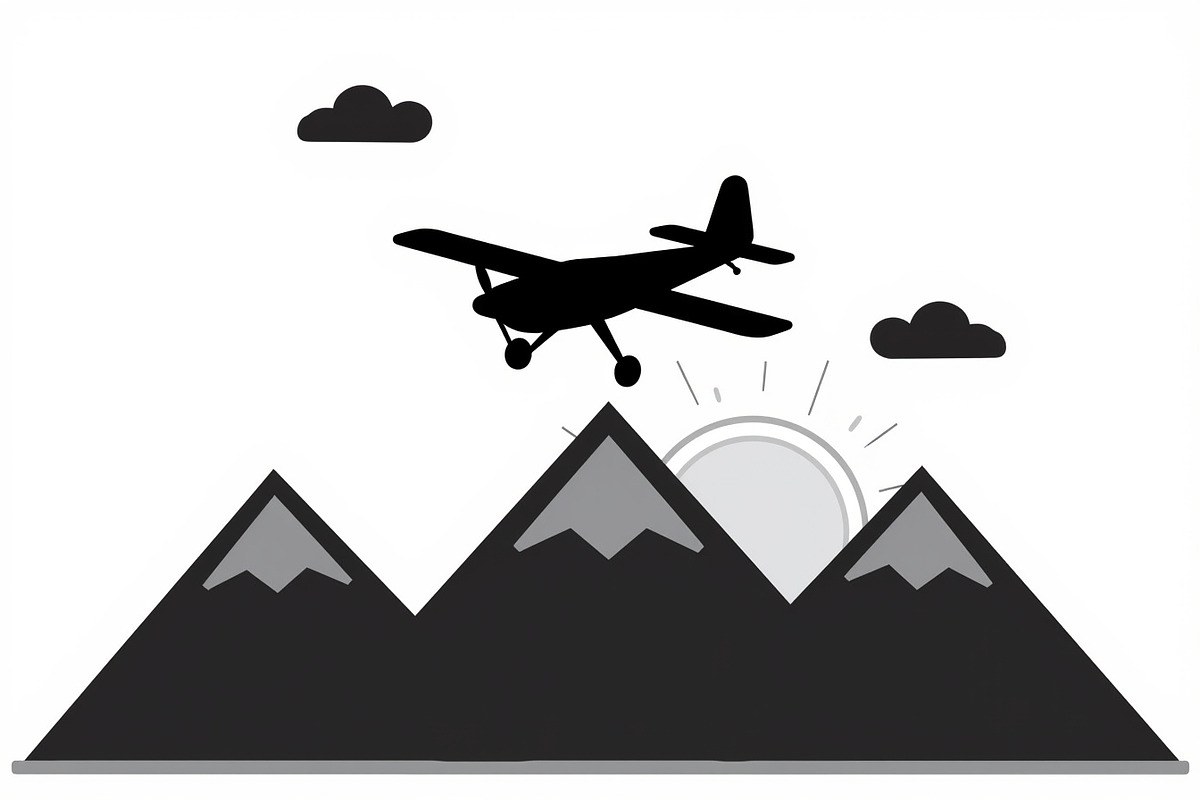 Adventure Plane Mountain Bundle, an Illustration by hafijul (Photo 9 of 9)