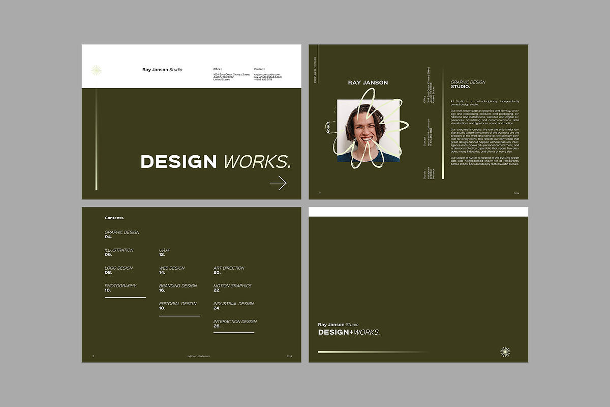 Portfolio Showcase Template, a Marketing Template by Bervisual
