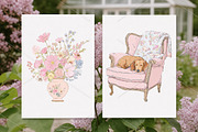 Watercolor Girl Power Woman Clipart, a Seasonal Illustration by Canvas Craft (Thumbnail 6 of 10)