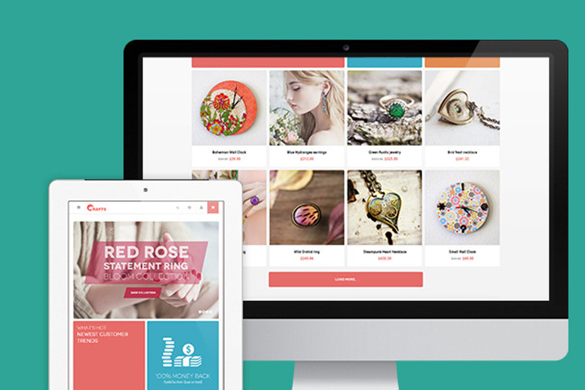 Crafts - for Magento Handmade Stores, a Websites & App Template by UberTheme (Photo 2 of 5)