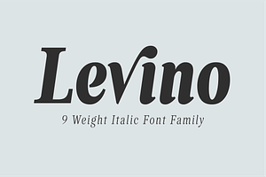 Levino Font Family