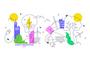 5 World Energy Conservation Day, a Technology Illustration by denayunebgt (Thumbnail 2 of 3)