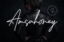 Amsahoney - Monoline Stylish Script