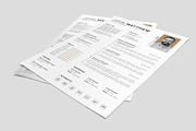 Minimalist two Pages Resume, a Resume Template by Abdul Studio (Thumbnail 3 of 5)