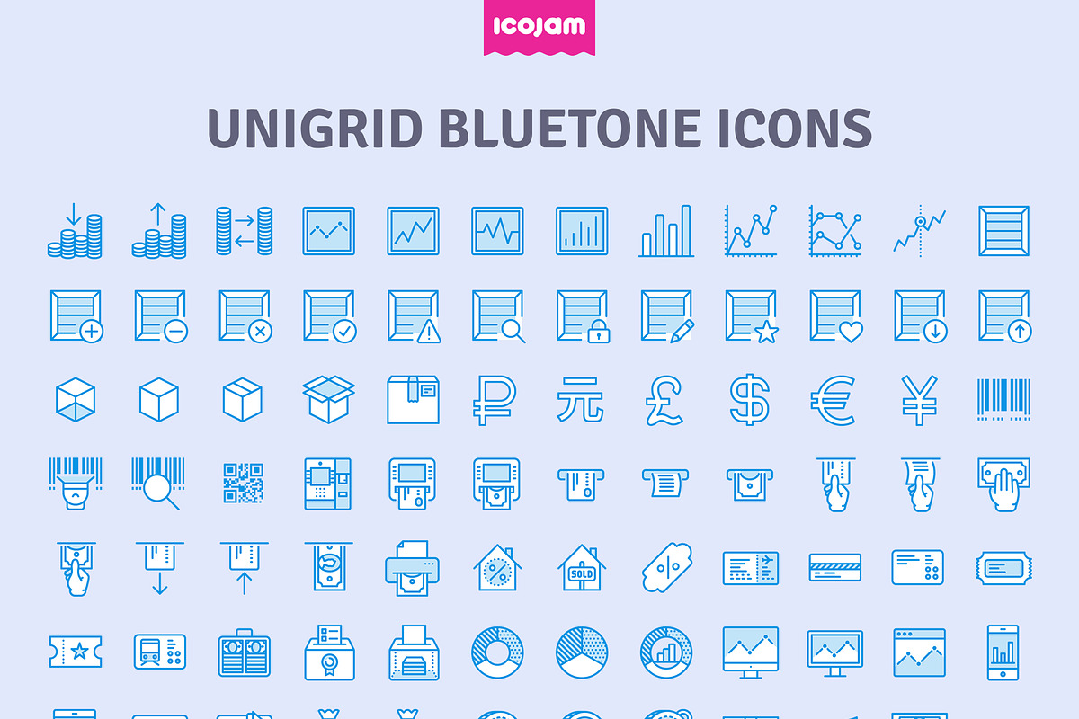 3552 Unigrid Bluetone icons, a Duotone Icon by Icojam store (Photo 8 of 14)