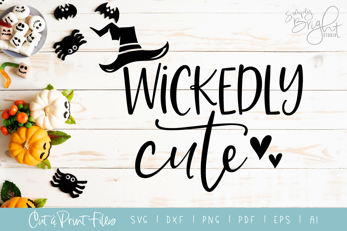 Wickedly Cute Cut/Print Files, an Illustration by Simply Bright Studio