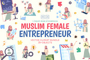 Muslim Female Entrepreneurs, an Object Graphic by 35lab (Thumbnail 1 of 7)