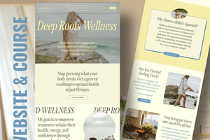 Squarespace 7.1 Course Template