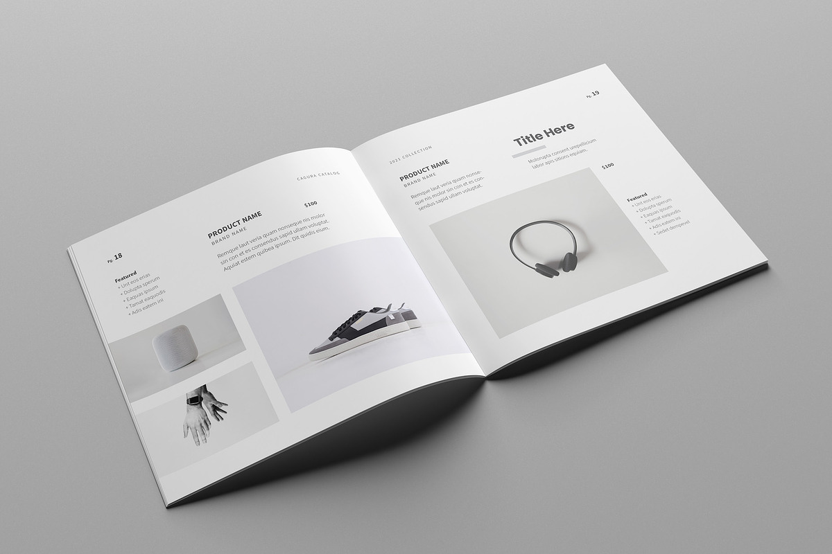Minimal Square Catalog, a Brochure Template by Meenom Templates (Photo 6 of 14)
