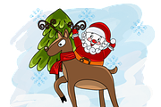 Christmas Digital Stamps, a Graphic by Favorites_Art (Thumbnail 14 of 14)