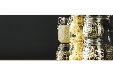 Banner with assortment of uncooked, a Food & Drink Photo by Enjoy Photo