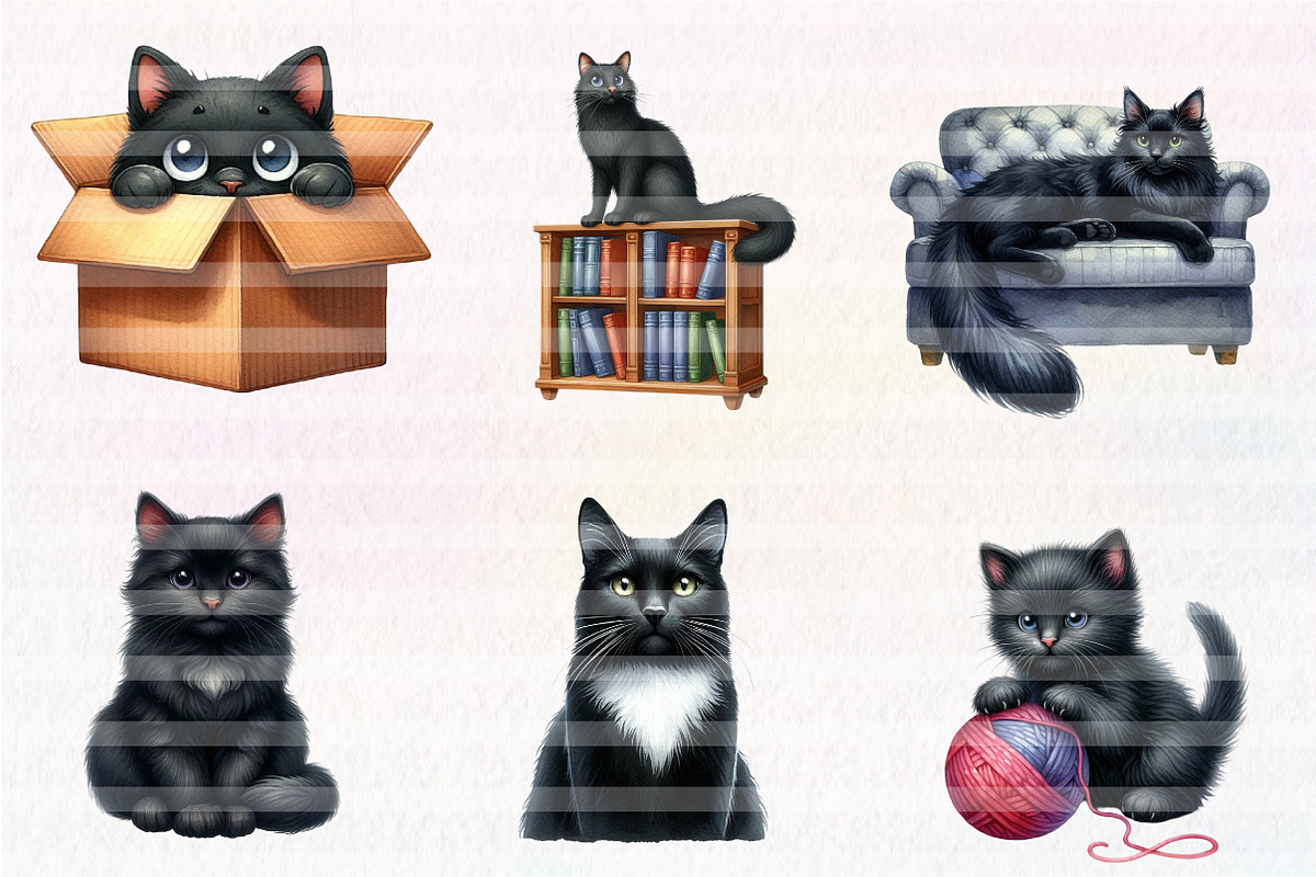 Cute Evil Animals Clipart, an Illustration by CreationArt (Photo 3 of 5)
