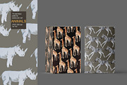 Animal watercolor seamless pack, a Pattern Graphic by PatternsBlooming (Thumbnail 9 of 9)