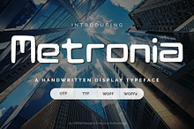 Metronia | A Modern Handwriting Font