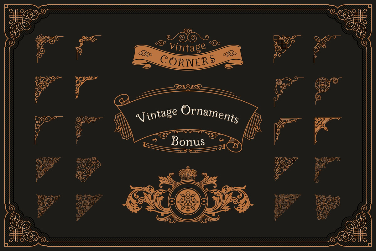 Decorus - Layered Font & Ornaments preview 8