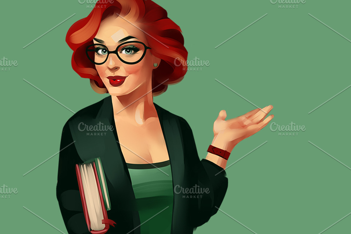 Business Pin-up girls, an Education Illustration by Ira Cvetnaya (Photo 2 of 8)